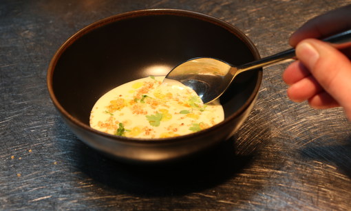 White Chocolate and Olive Oil Mousse